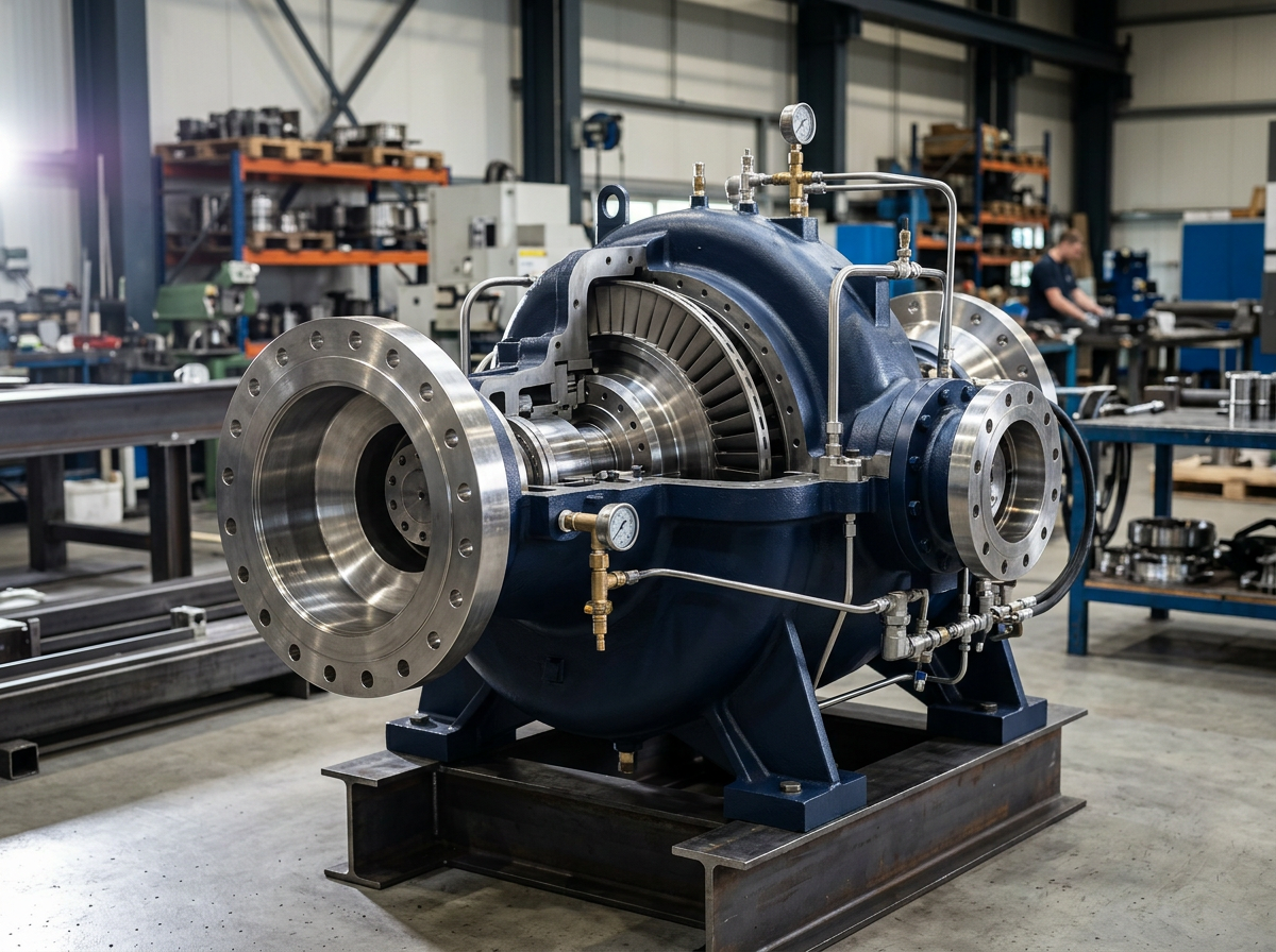 Illustrative Axial turboexpanders reference configuration